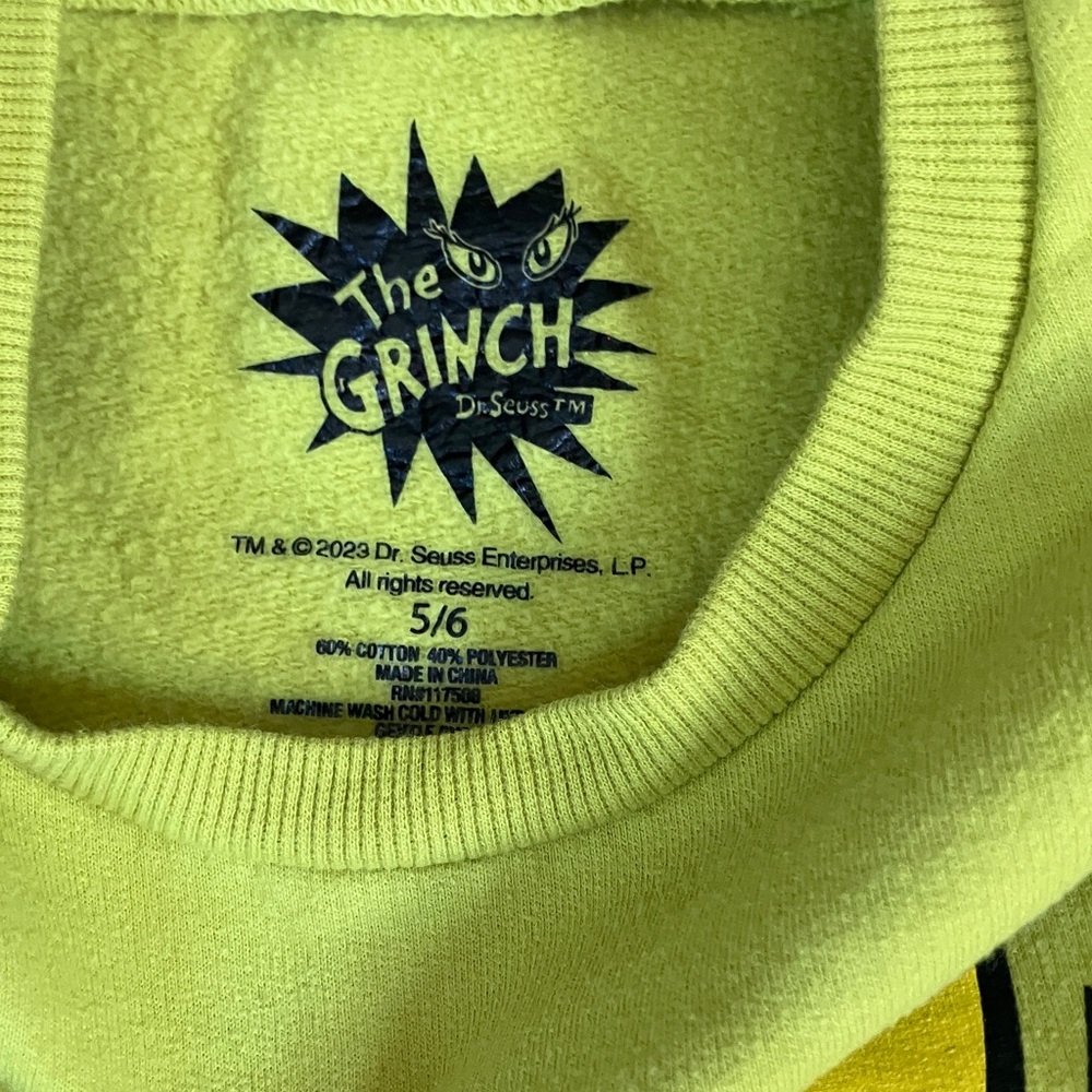 Girls Grinch bundle size 5/6 - Picture 4 of 6